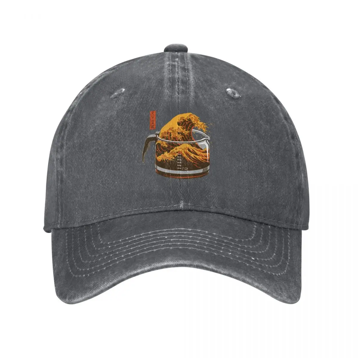 The Great Wave of Caffeine Baseball Cap cute Hat Man Luxury Golf Women Men's