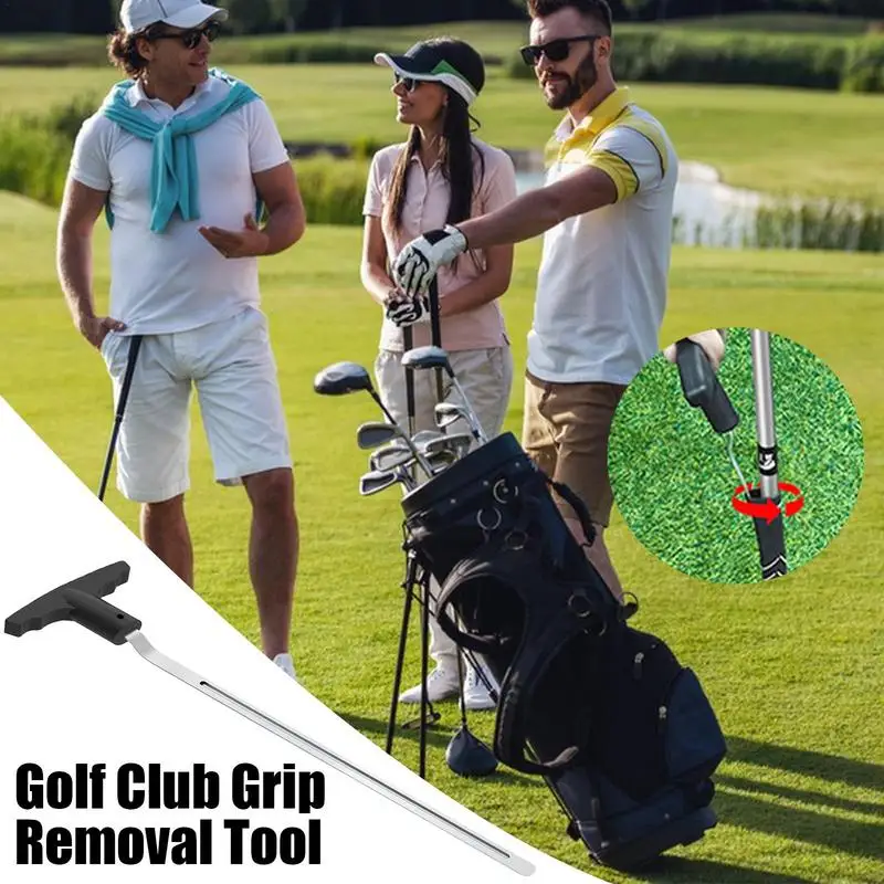 Golf Grip Removal Tool V-Groove Grip Remover Saver For Standard Length Swinging Grips Golf Grip Kit Golf Tools