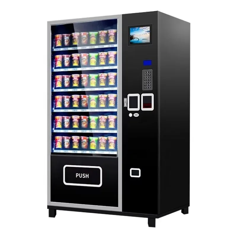 Custom Self-service Noodle Vending Machine Hot Water Dispenser Cooking Automatic Instant Noodle Vending Machine