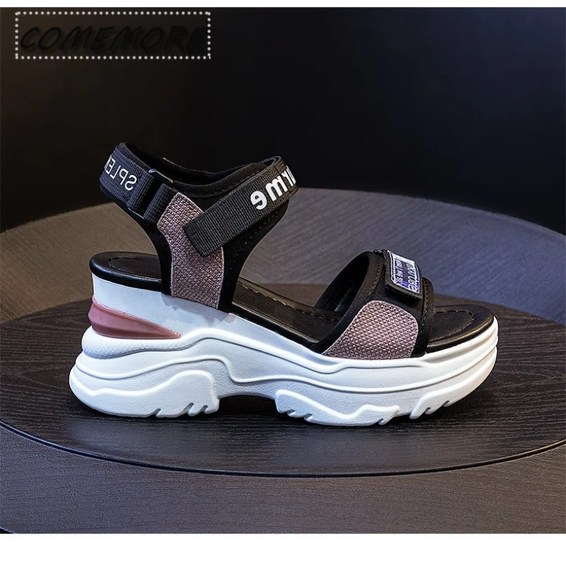 

Women Sports Platform Sandals 2023 New Summer Footwear Casual Heightening Ladies Wedge Heels Beach Luxus Designer Shoes Non-slip