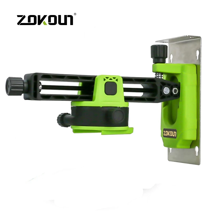 ZOKOUN LB07 Laser Level Fine-Tuning Wall Bracket Strong Magnetic Pivoting Hanging Base with 360° Adjustable Clip For 3D Laser