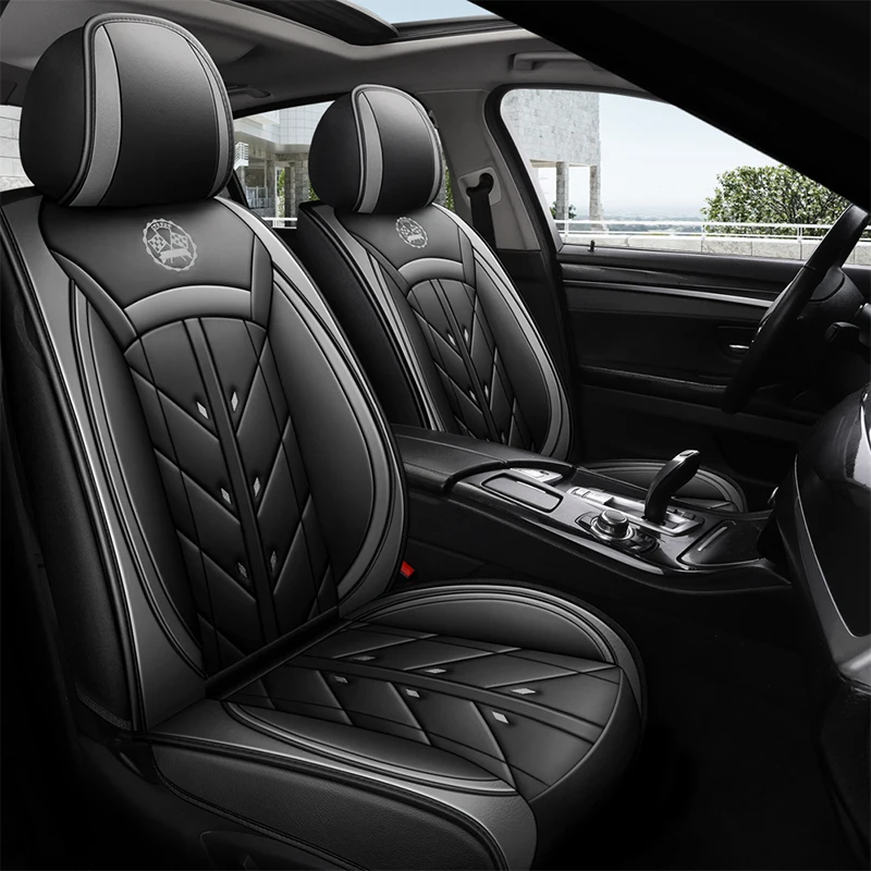 Five-Piece Car Seat Cover Set, universal Fit for Most SUVs and Sedans. Durable, Breathable, and Easy to Clean.