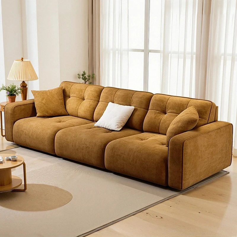 

Electric multi-functional sofa bed living room size mid-ancient style retractable