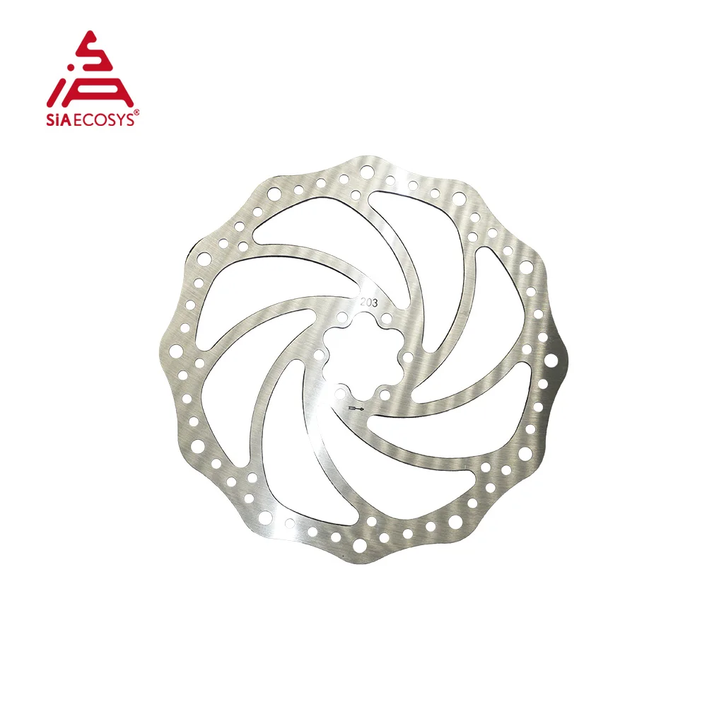 SiAECOSYS 203mm Bike Disc Brake Rotor Centerlock Hydraulic for MTB Mountain & Road Bicycles - Essential Disc Plate Upgrade