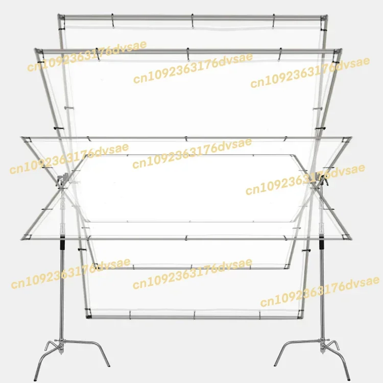 جديد 2x2.1 متر المحمولة فراشة الناشر عاكس الإطار ضوء تعديل لوحة الشمس سكريم للإعلان عن تلفزيون الأفلام #4