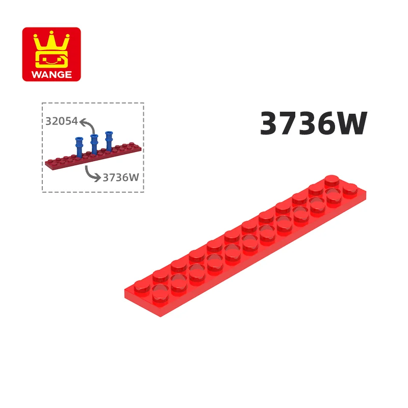 

Wange 3736 Вт, 100 г/30 шт., тонкая фигурная пластина 12X11 с отверстиями, блок для перемещения, цветные аксессуары Moc, совместимые с кирпичом, игра «сделай сам»