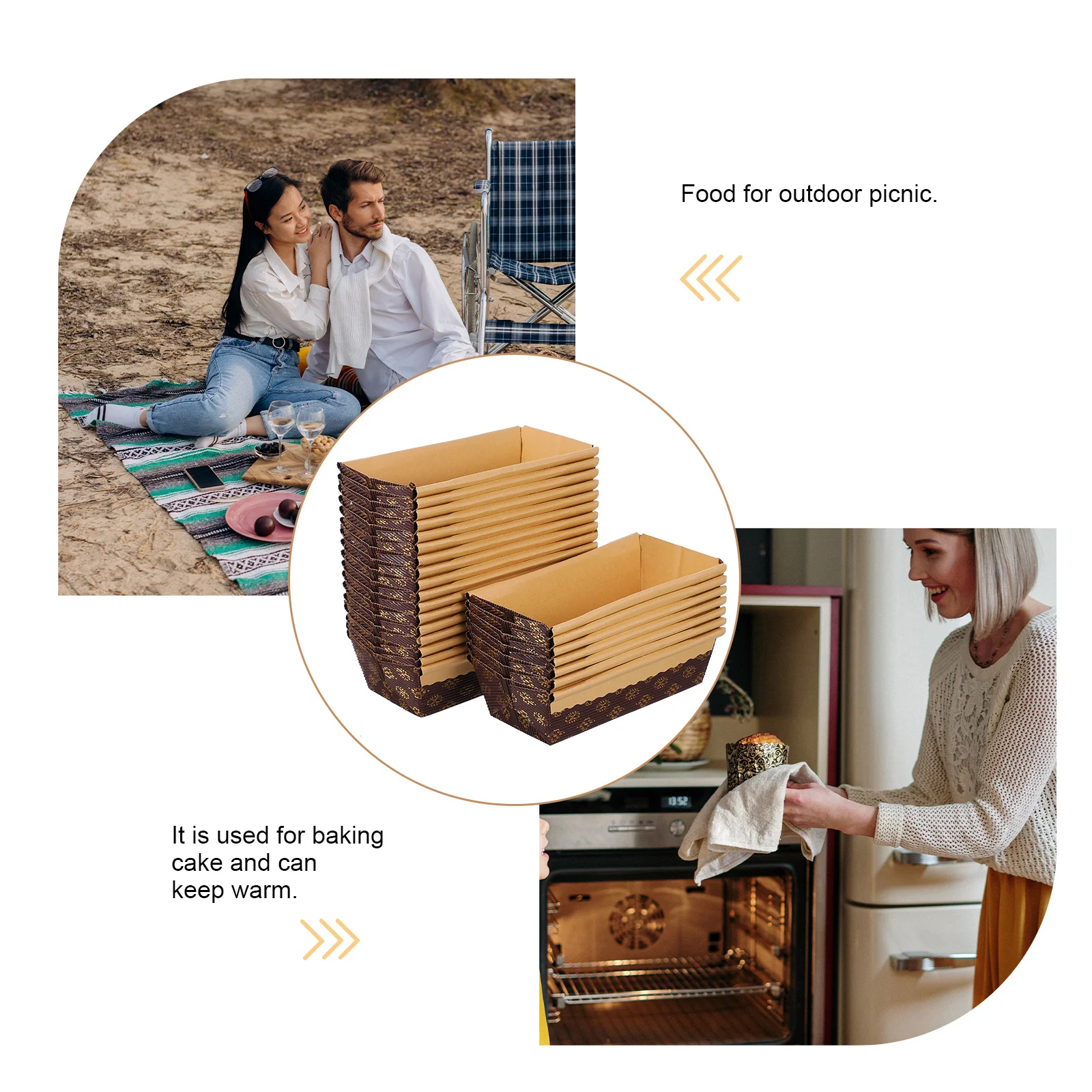 

25Pcs Nonstick Toast Baking Pans Boat Shape Bread Molds for Even Heat Distribution Home Cooking Banquets Family Gatherings