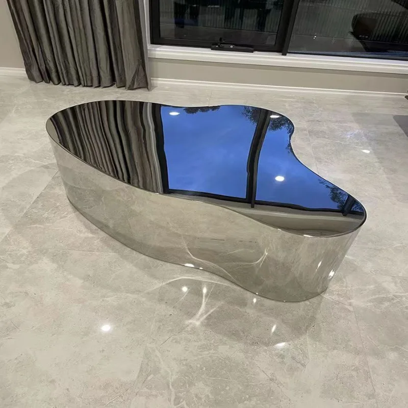 Modern Minimalist Irregular Sculpture Creative Shaped Stainless Steel Artistic Decorative Piece for Home Garden