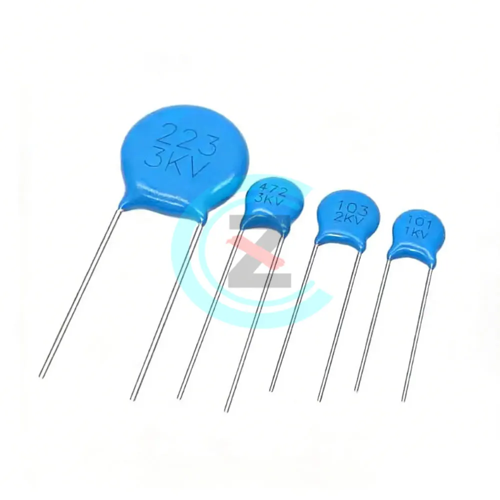 Capacitor Cerâmico de Alta Tensão 1KV 2KV 3KV 1000V/2000V/3000V 101 102 103 104 221 471 561 681 152 222 332 472 223 100pF 1nF 0.1uF