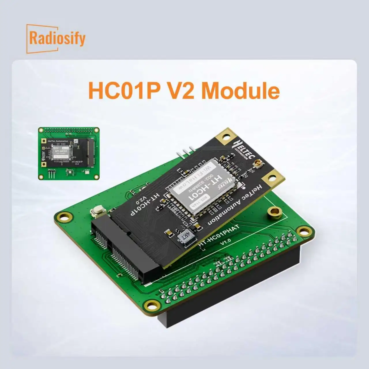 Heltec HC01P V2 WiFi HaLow IEEE 802.11ah Mini PCIe Module Long Range Low Power IoT 863-870MHz 902-928MHz
