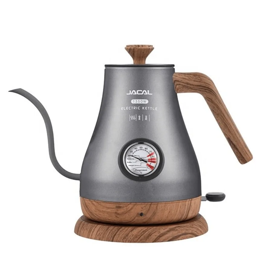 

PSE205 Hand brewed coffee pot 1000W electric kettle instrument type dial thermometer kettle goose neck coffee teapot 1.0L 360 d