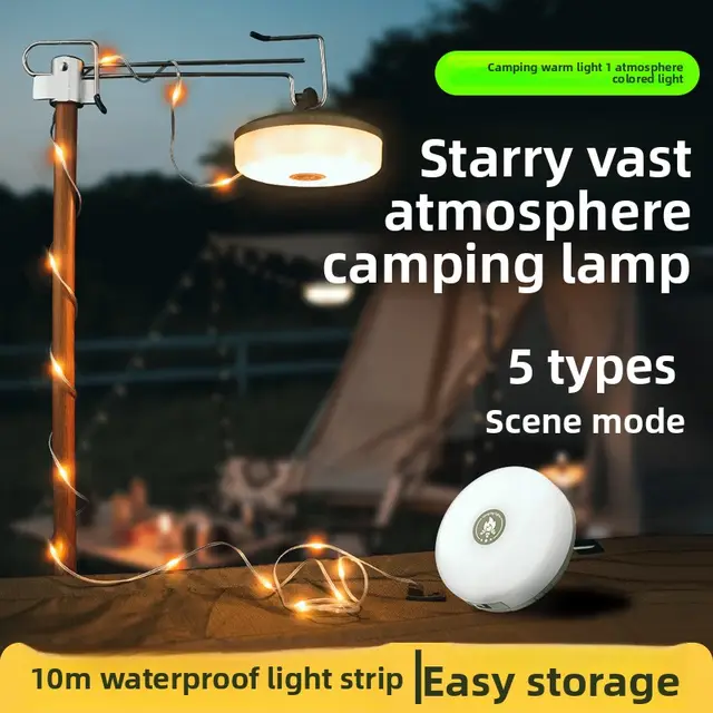 מנורת LED מתארכת לטיולים ונוחות בשטח