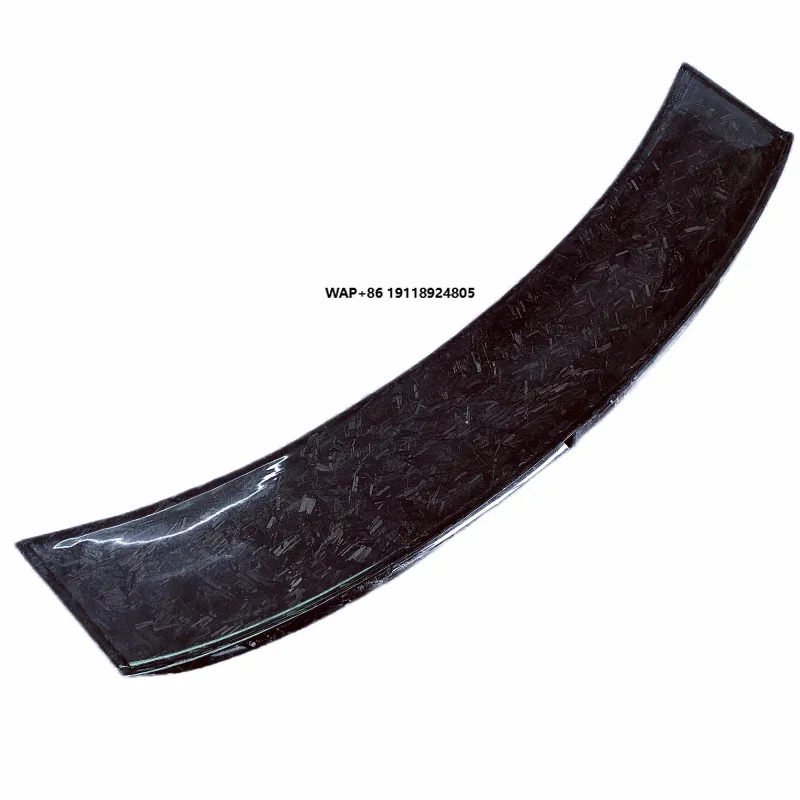 Forged Carbon Fiber M-style Rear Spoiler Duck Wing for  Taycan Body Kit Front Bumper Edge Rear Diffuser