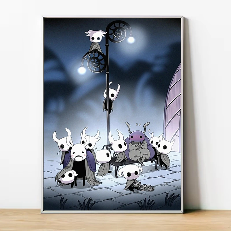 

The Hollow Knight Game Poster Home Decor Decoration Pictures Room Wall Art Painting on Canvas Decorative Paintings Posters Decor