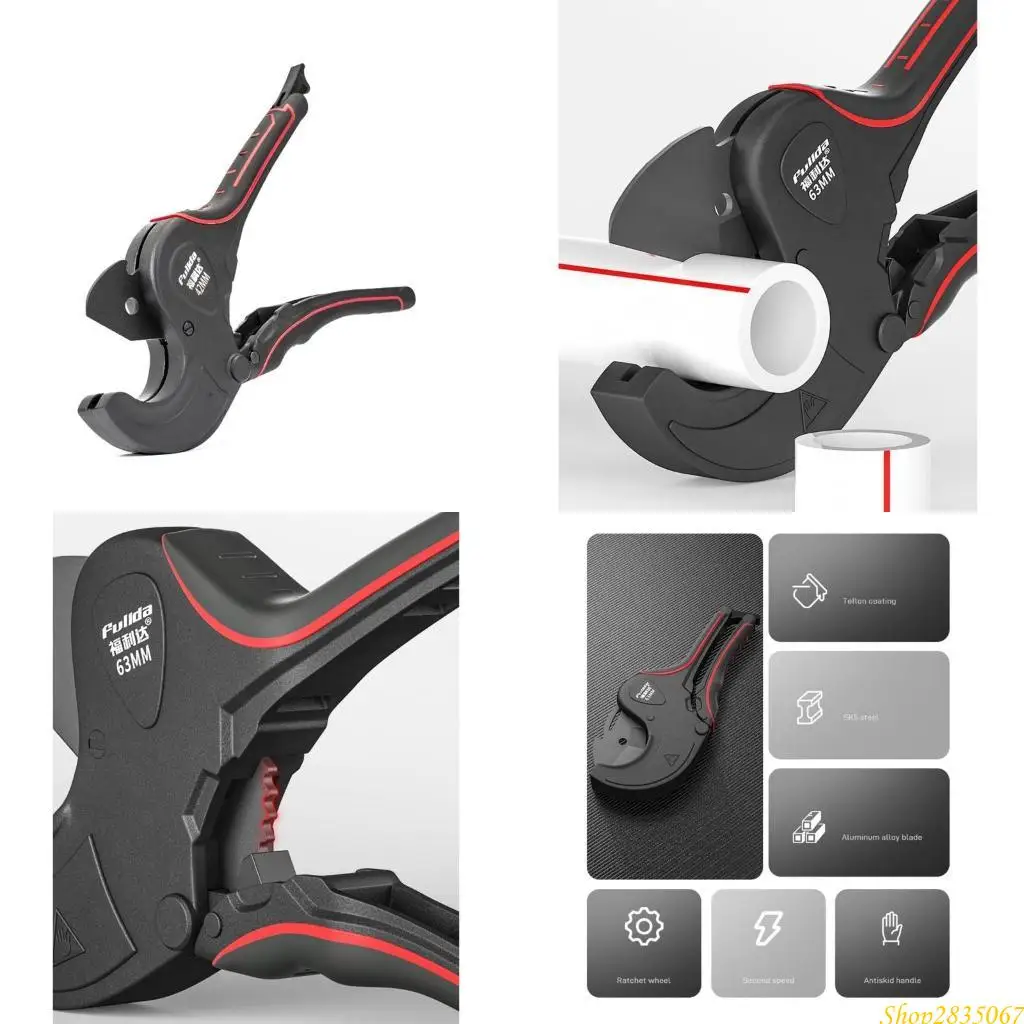 

PVC Pipe Cutter Ratcheting PVC Pipe Cutter Tool Pipe Cutters PVC Pipe Shears 831F