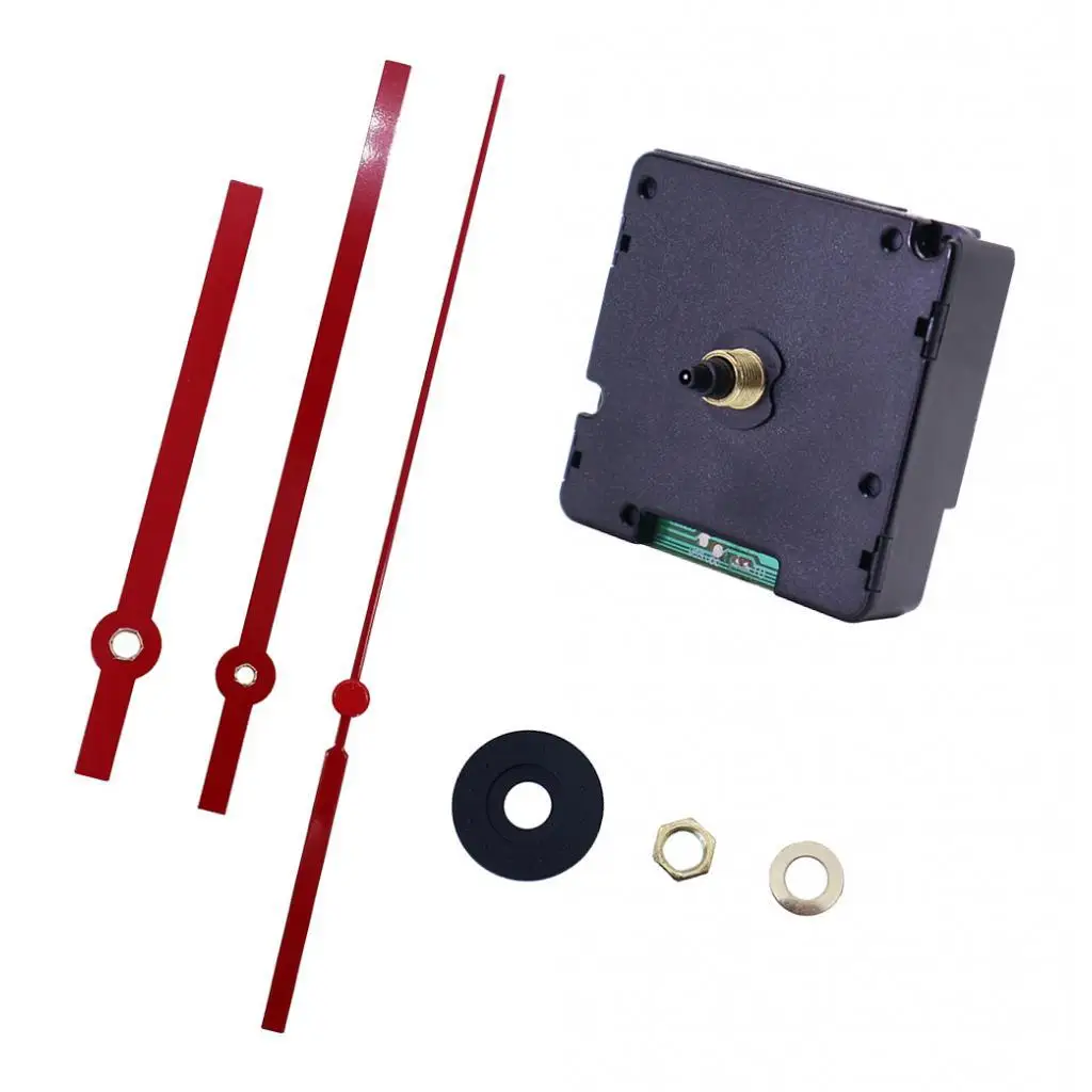 HD1688-14DCF Clock Movement Mechanism 0/120/120mm Clock Hands for DIY Wall Clock (0.55 Inch/14 mm Shaft Length)