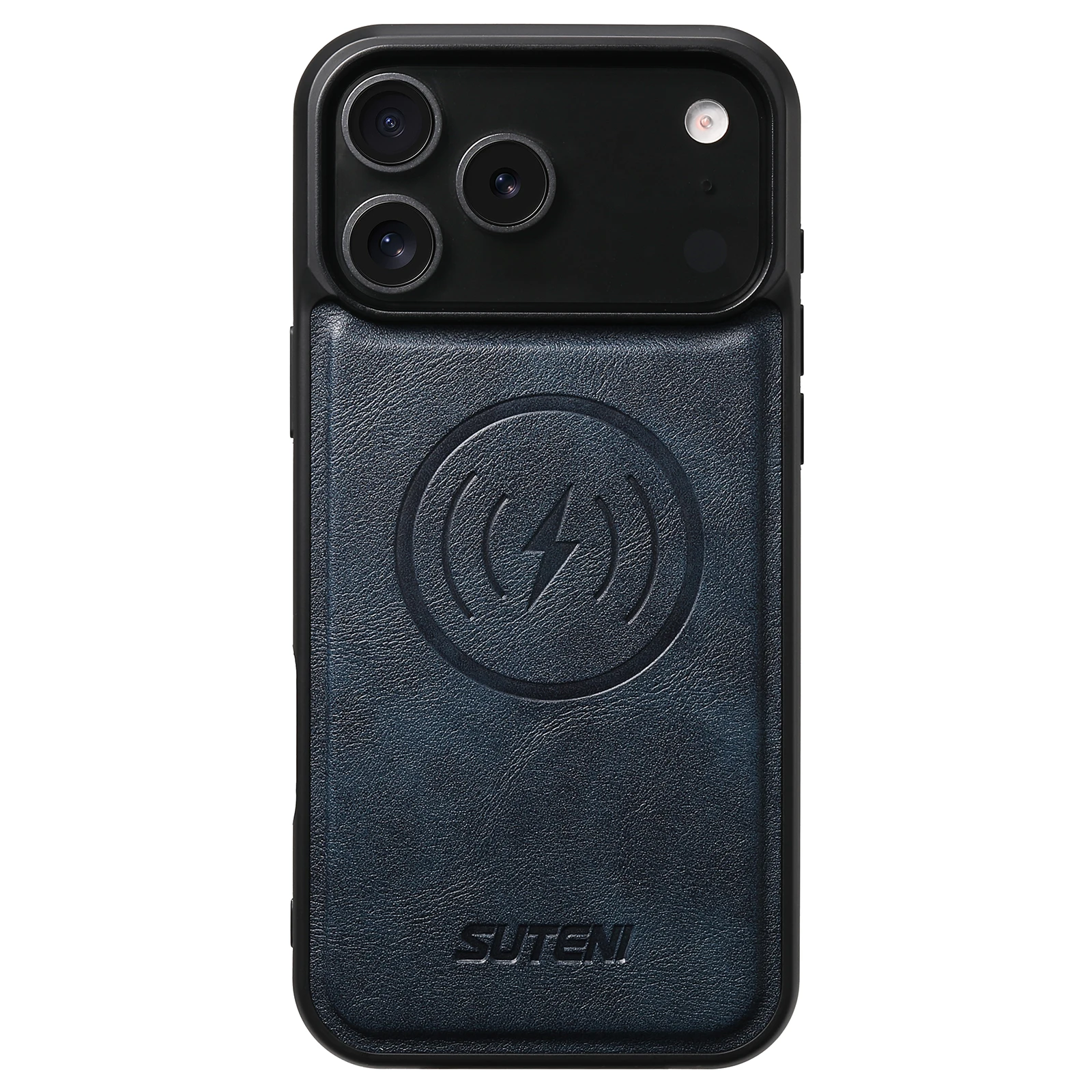 SUTENI Mattierte Kunstleder-Handyhülle mit Magnet und kabelloser Ladefunktion für iPhone 18 Pro Max 17 Air 16 Plus 15 14 13 12 – Detail 16
