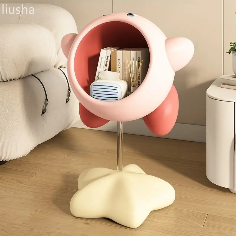 Creative pink fat man floor storage ornaments, living room sofa next to TV cabinet, home decorationshousewarming new home gifts