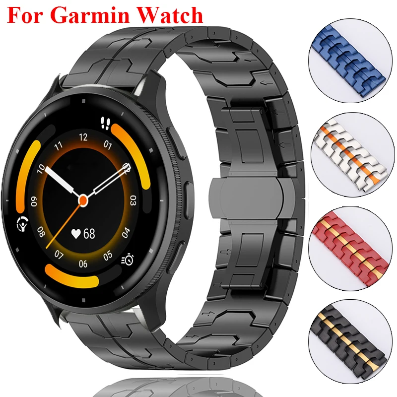 Metal Watch Strap For Garmin Venu 3 2 Plus SQ SQ2 Stainless Steel Band For Garmin Forerunner 945 935 745 645 265 255 168 165 158