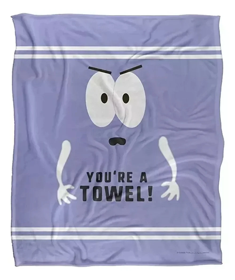 Toallin South Park Pattern Beach Towels Cartoon Funny Pose Soft Shower Towel Travel Spa Quick Dry Blanket Swimming Bath Camping