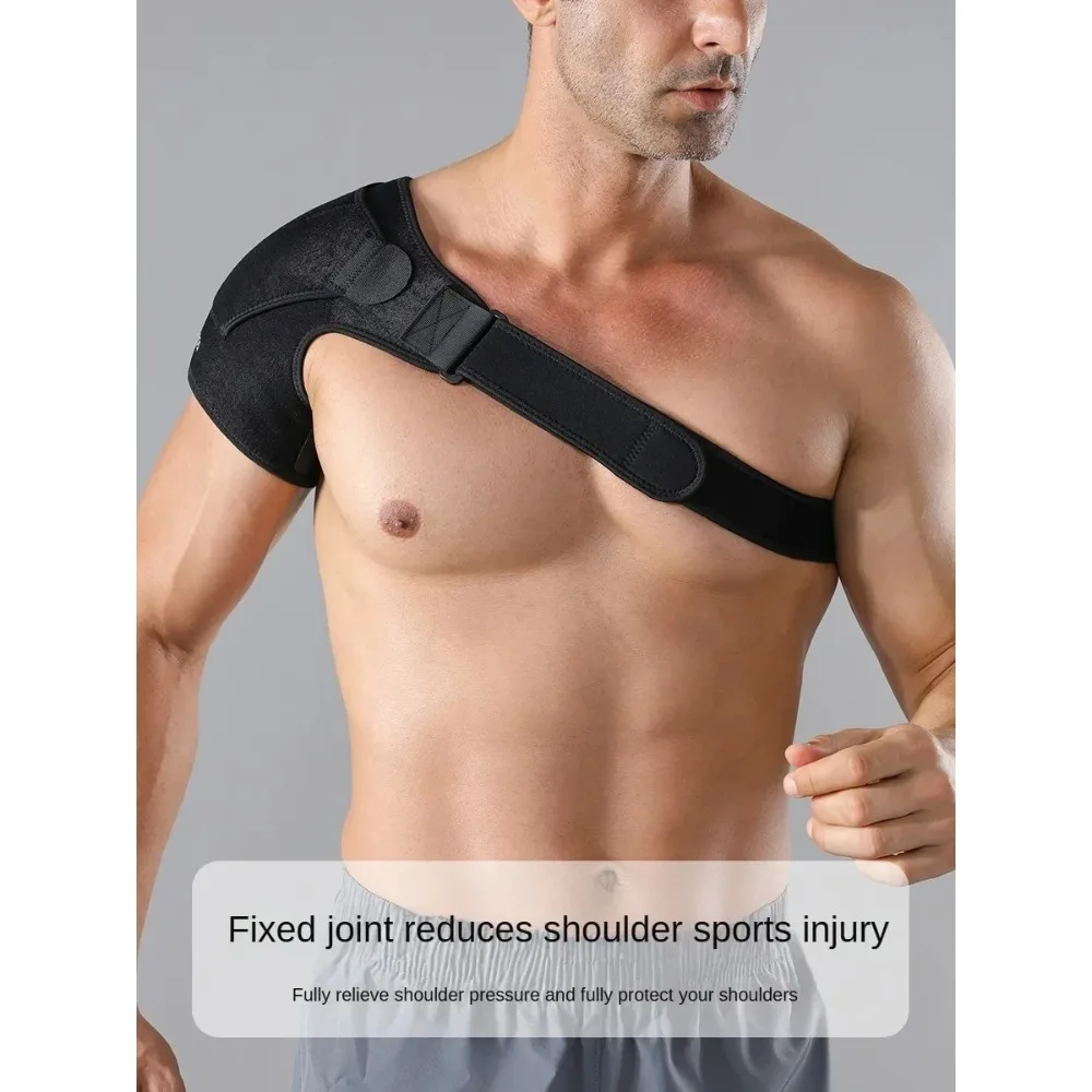 

Поддерживающий плечевой бандаж с нажимной подушечкой для мужчин и женщин, регулируемый плечевой бандаж для рваной вращающейся манжеты, тендинита, вывиха