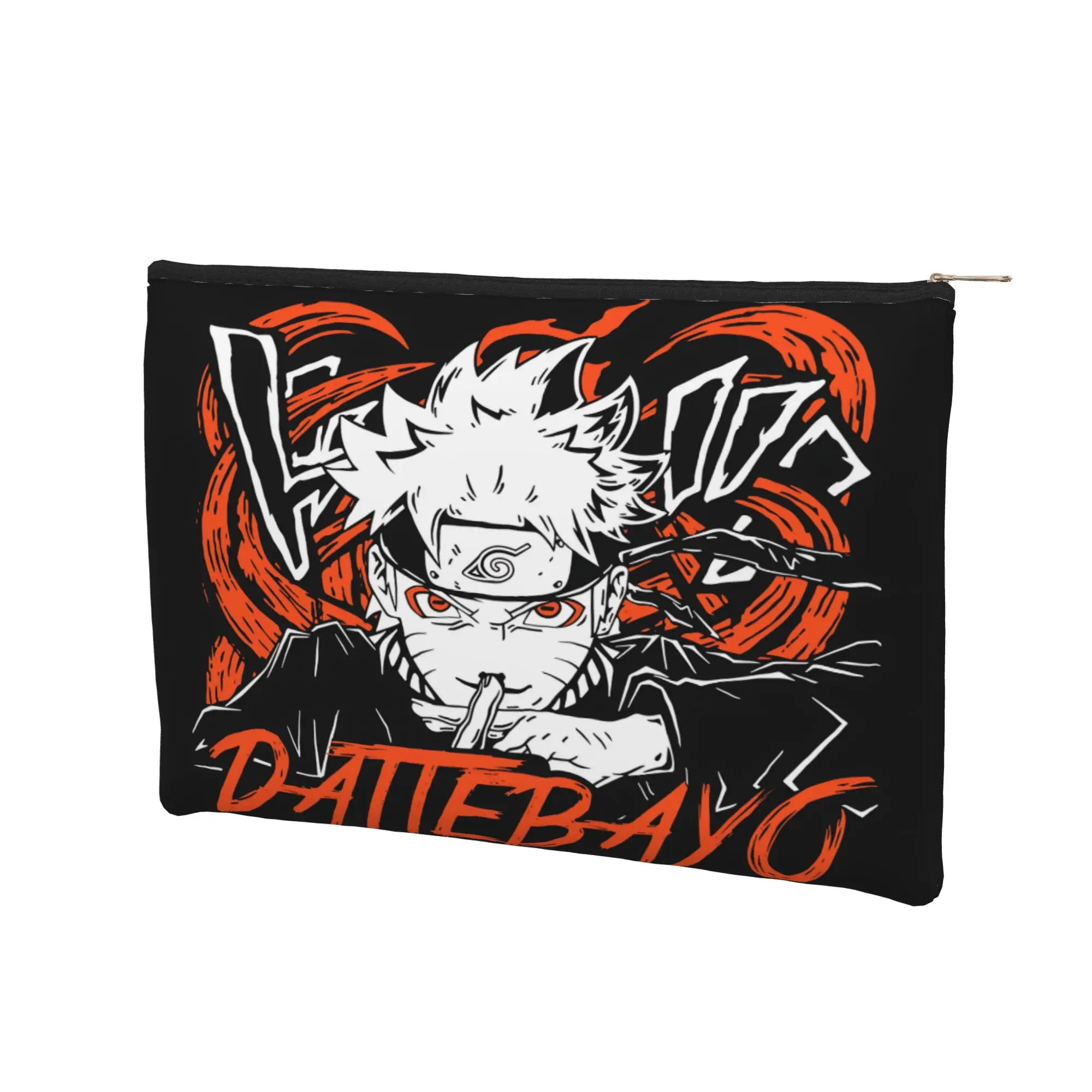 anime Lightweight Cute pouch Naruto anime comic Makeup Bag  Toiletry Bag with Zipper Makeup Organizer