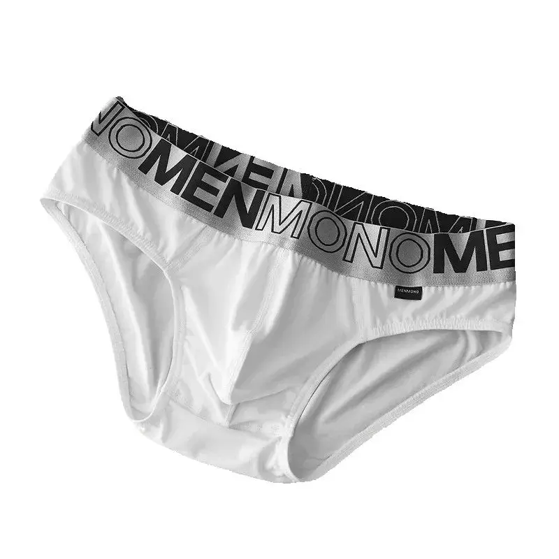 Men's Boxy Underwear Male Cotton Breathable Comfortable Sweat Absorption Sports Trunks Youth Low Waist U Convex Pouch Underpants