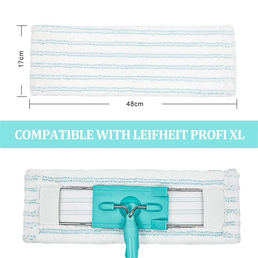 Microfibre Mop Cloths for Leifheit Profi XL Cloth Rag Mopping Pad Cleaning Accessories