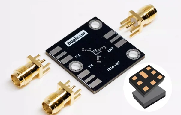 Duplexer Test Board 1814 Package 8pin SAW Filter RF PCB Board