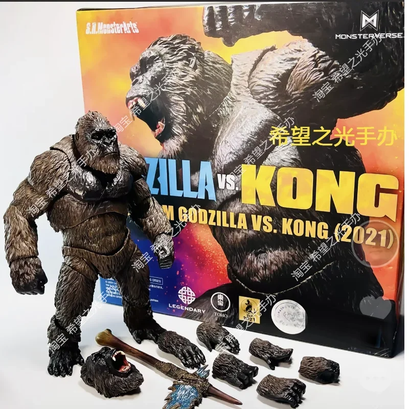 Movie Godzilla vs. King Kong 2 Empire Rise Handmade Skull Island Gorilla Joint Mobile Toy Model  King Kong Figure Model Toys