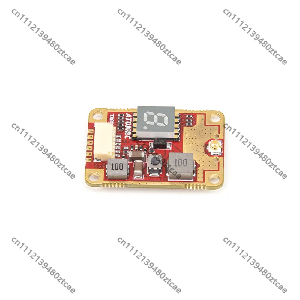 Compact 5.8G FPV VTX Transmitter, Switchable 200/500/800mW 40CH Video Transmitter for RC Fixed Wing & Mini FPV Racing Drone