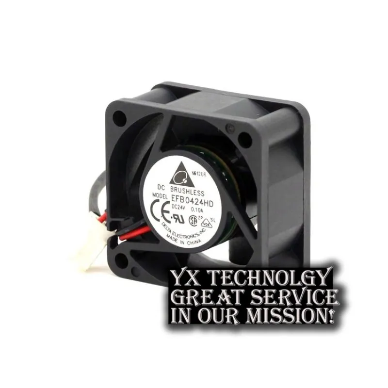 For Delta 40*40*20mm EFB0424HD Double Ball 4020 24V 0.1A 4CM 40mm Inverter Cooling Fan