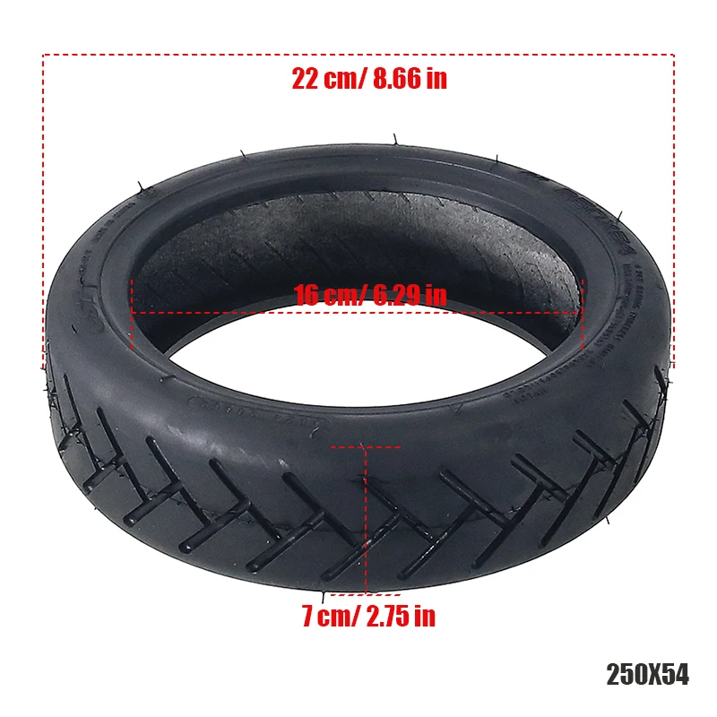 10inch CST 250x54 250x64  stab-proof tires for Electric Scooters explosion-proof vacuum tires