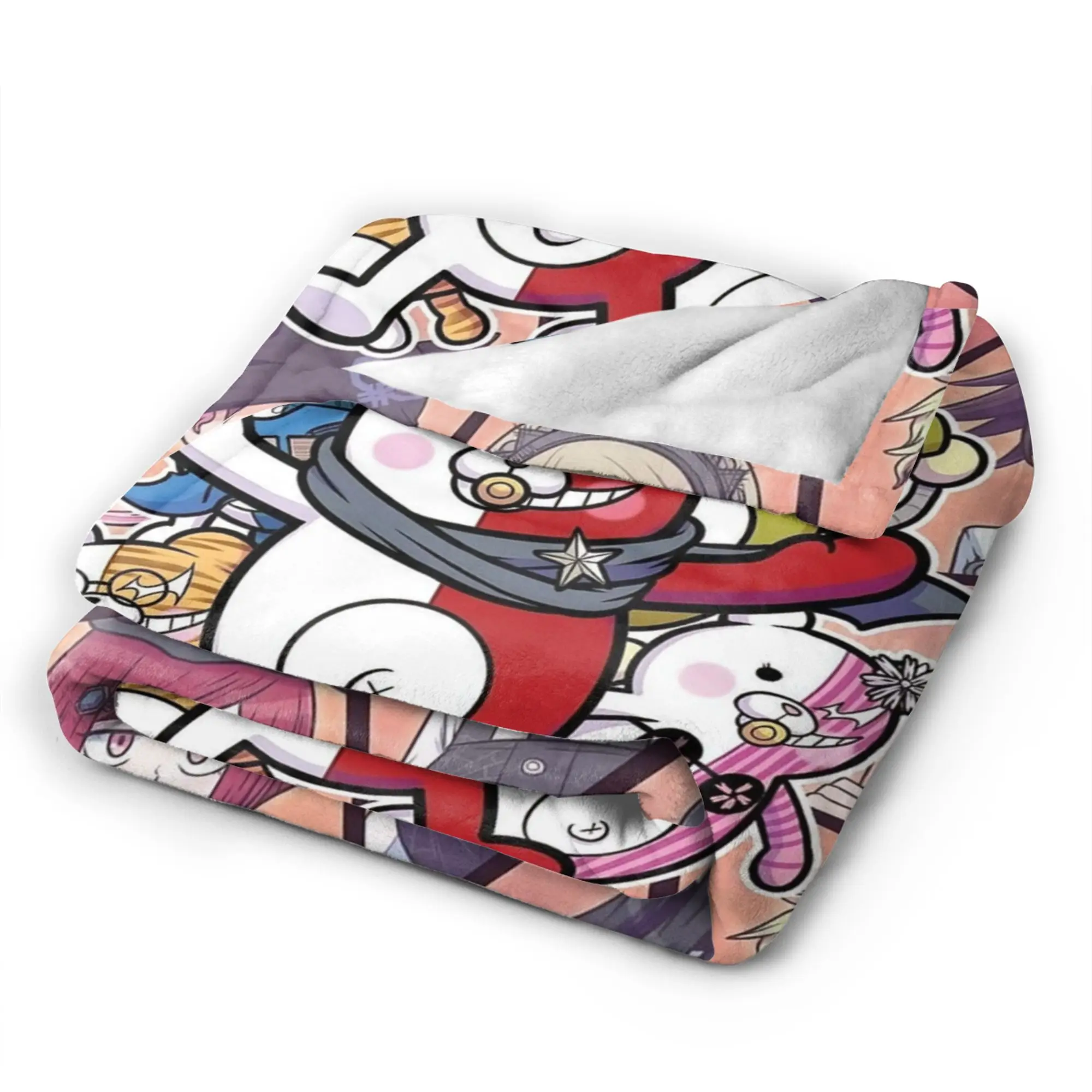 Danganronpa Blankets Quality Soft Warm Nagito Komaeda The Ultimate Throw Blanket Winter Child Living Room Fashion Bedspread