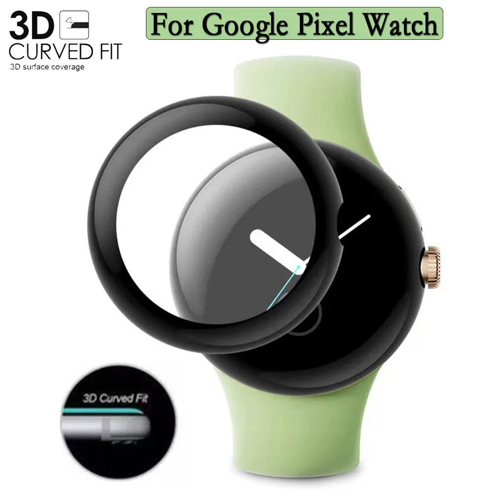 

1-5pcs 9H 3D Composite Film For Google Pixel Watch Anti Scrach Film HD Screen Watch Protection Accessories Supplies