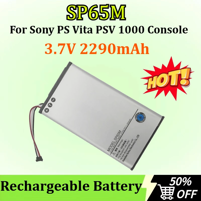 

New 3.7V 2290mAh SP65M Rechargeable Li-ion Battery Replacement for Sony for PS Vita PSV 1000 Console