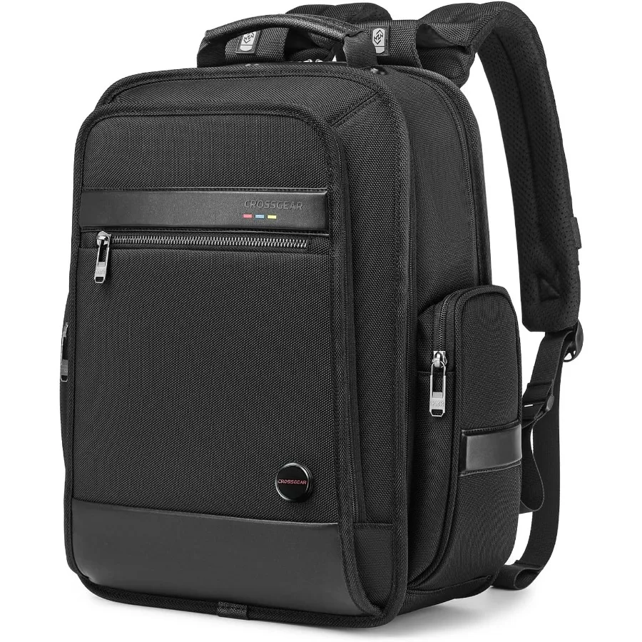 حقيبة ظهر للكمبيوتر المحمول للأعمال من كروس جير للرجال والنساء 20 لتر حقيبة كتب كبيرة للسفر معتمدة من إدارة ألمانيا حقيبة ظهر مقاومة للماء كاجوال Dayp #1