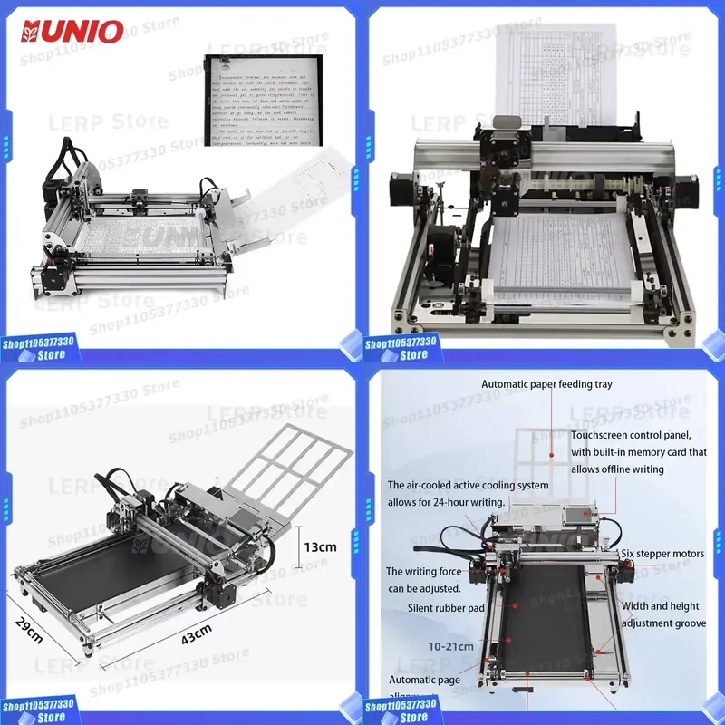 Automatic Handwriting Machine with Page Turner for Forms Documents Drawing Processing Multifunctional Device Suitable for