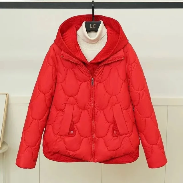2025 Fashion Coats Korean Style Loose Cropped Coat Women Jacket Women Parkas Warm Puffer Jackets Casual Coat New Winter Clothes 5