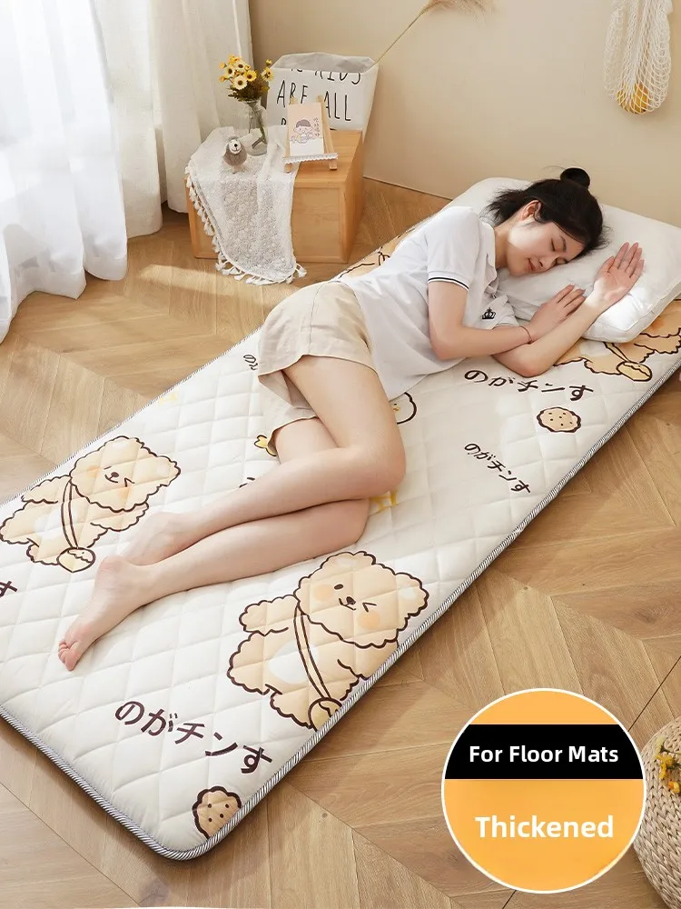 Sleeping Mat Soft Sponge Pad Stackable Single Person Student Dormitory Mattress Renting Essential Lightweight Portable Bedding