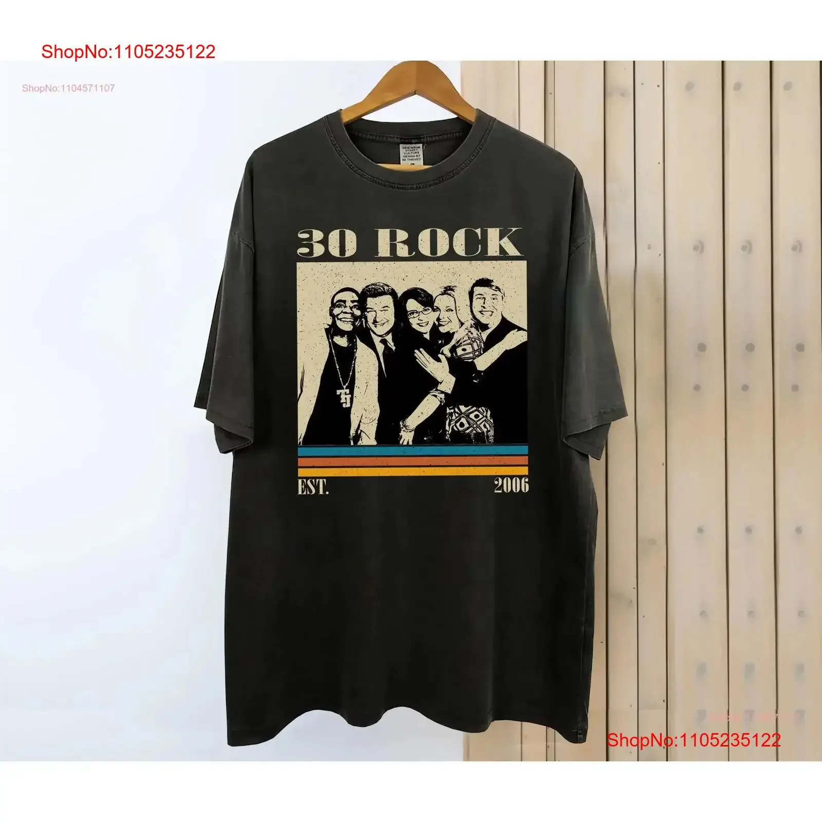 30 Rock Tv Series T Shirt Movie Vintage Retro Classic s for him vintage Washed fashion Stylish Soft Unisex streetwear
