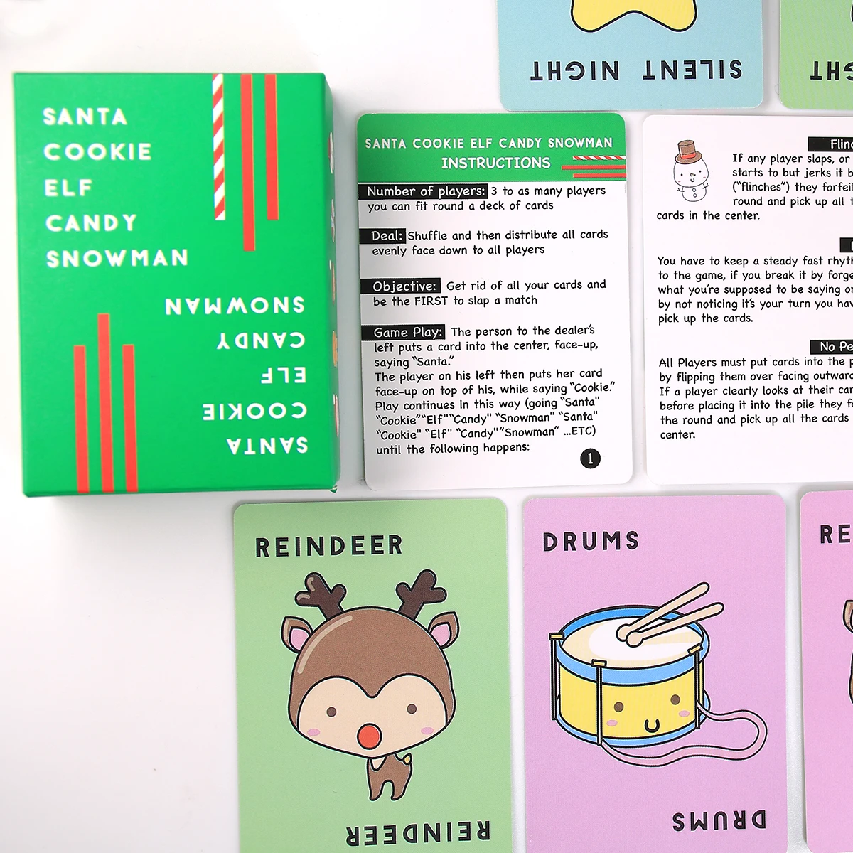 سانتا كوكي قزم كاندي سنومان بطاقة سطح السفينة