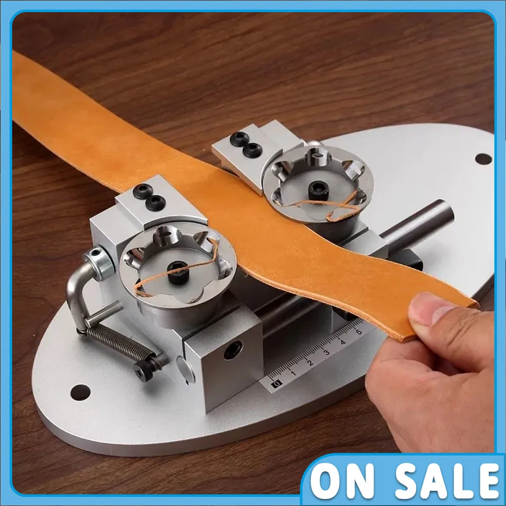 

Belt Rapid Edge Cutting Machine Adjustable Leather Edge Beveler 13-80mm Cutter Leather Edge Trimmer DIY Leather Making Tool