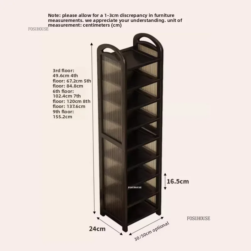 

Nordic bamboo shoe racks Living Room Furniture home entryway shoe storage racks shoe shelfs multi-layers simple storage shelfs