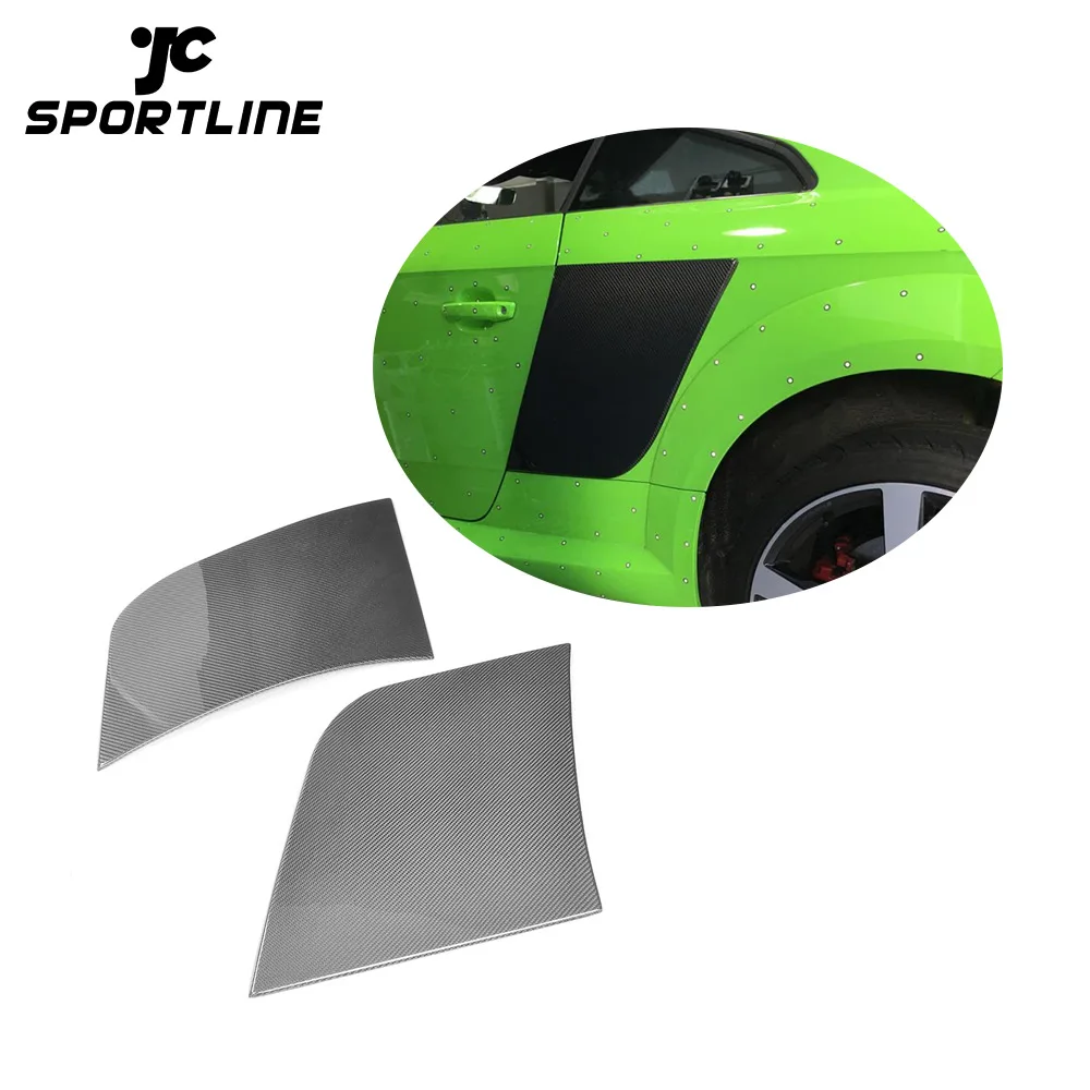 

Carbon Fiber Rear Side Blades For Audi TT MK3 Type 8S TTS TTRS TT SLINE 2-Door 2015-2017