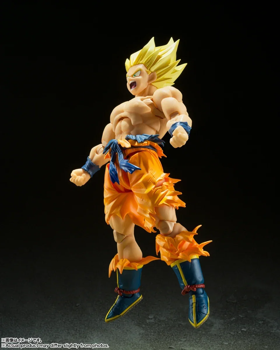 100% Dragon Ball SH Figuarts Shf Super Saiyan Son Goku 3.0 The Legendary Action Figures Collectible Model Toys Figura Gifts