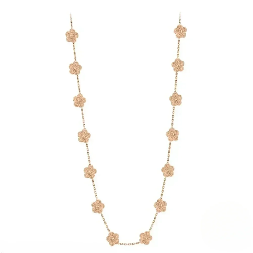 

Новое роскошное ожерелье 2025 года — изысканный цветочный дизайн, подходящий для элегантной повседневной носки, модный подарок