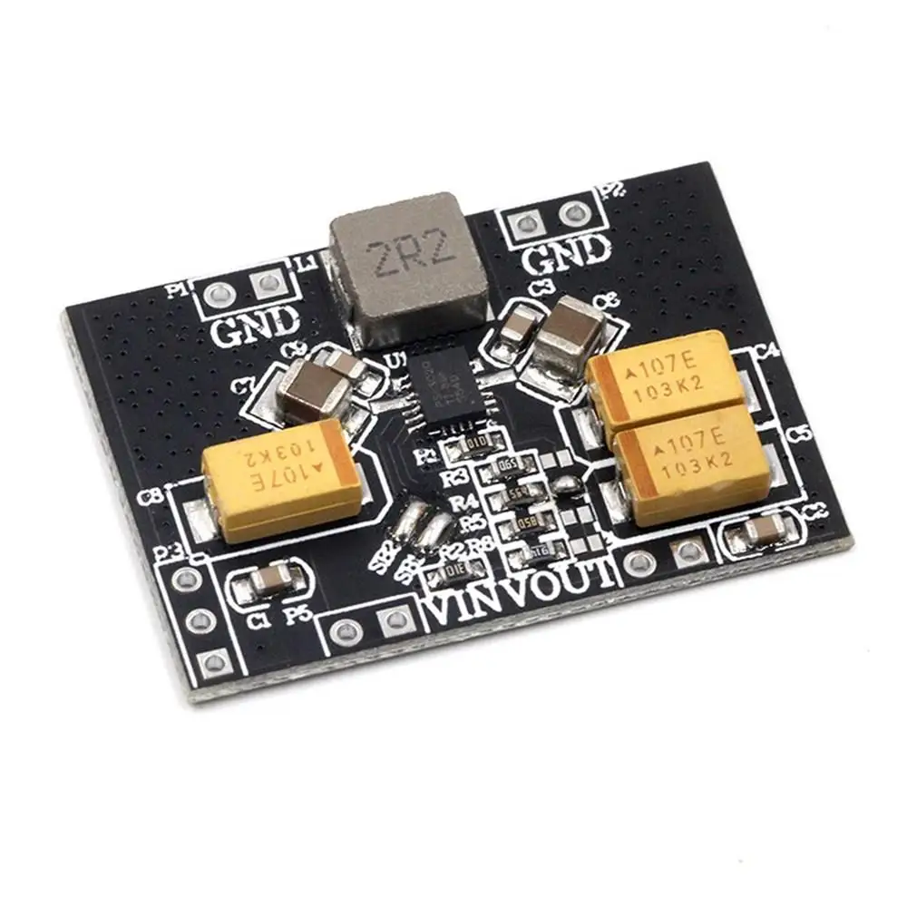 TPS63020 Automatic Buck-boost Step up Down Power Supply Module 2.5V 3.3V 4.2V 5V Lithium Battery Low Ripple Voltage Converter