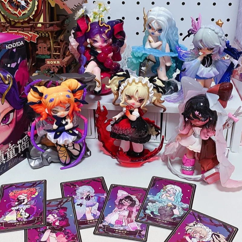 

Nono Sova Nightmare Lullaby Series Blind Box Mystery Box Toys Cute Action Anime Figure Kawaii Model Gift