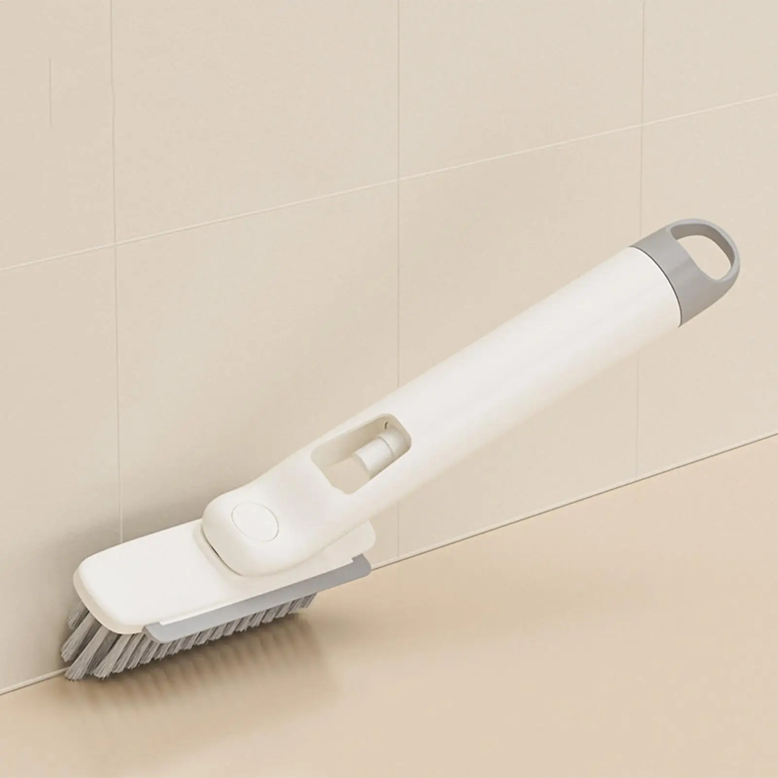 Grout Brush Hard Bristle Rotatable Ergonomic Kitchen Narrow Cleaner Brush For Groove Home Bathroom Shower Toilet Window Tracks